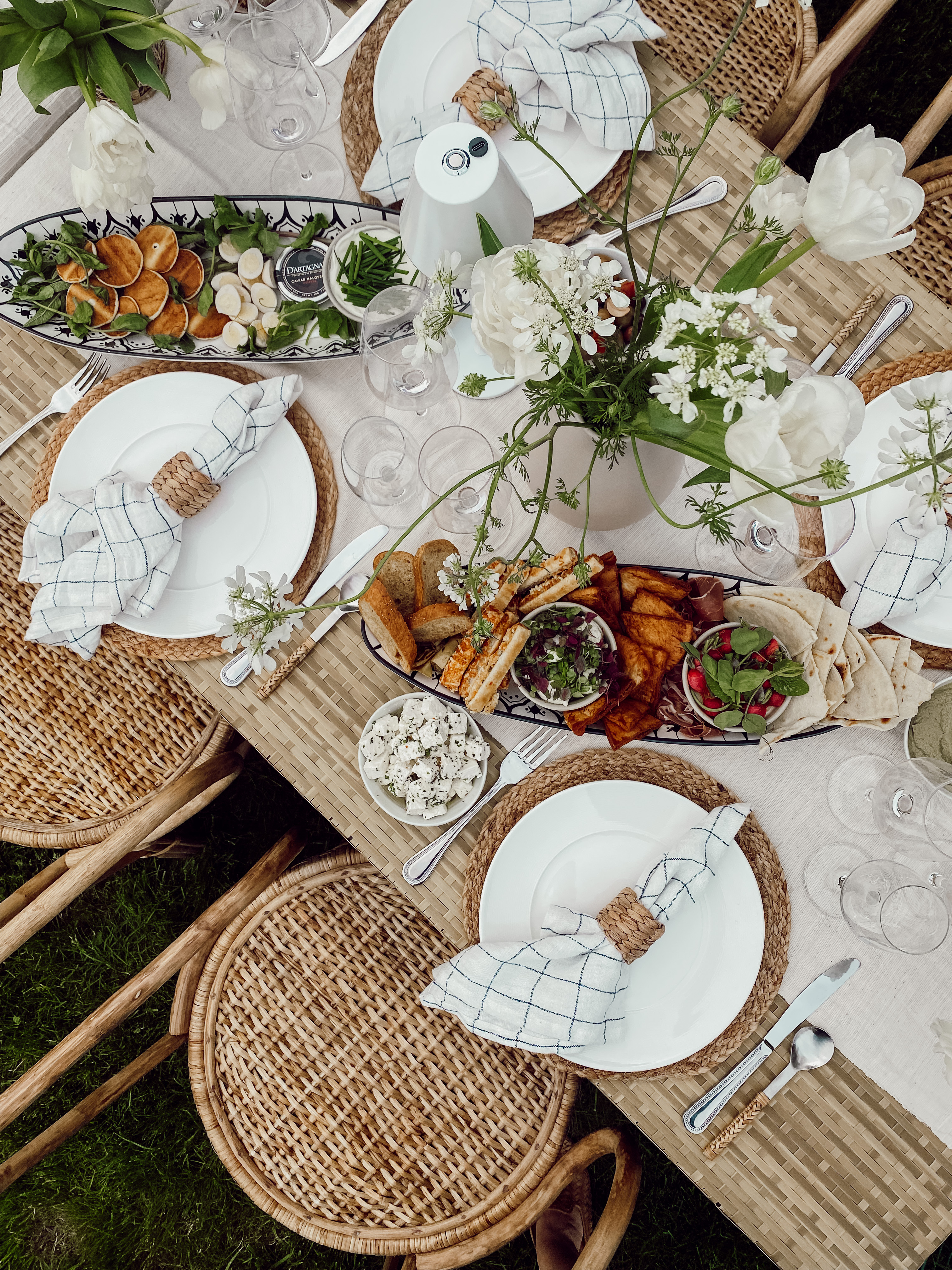 Boat bar with chilled rose bottles at a vineyard
