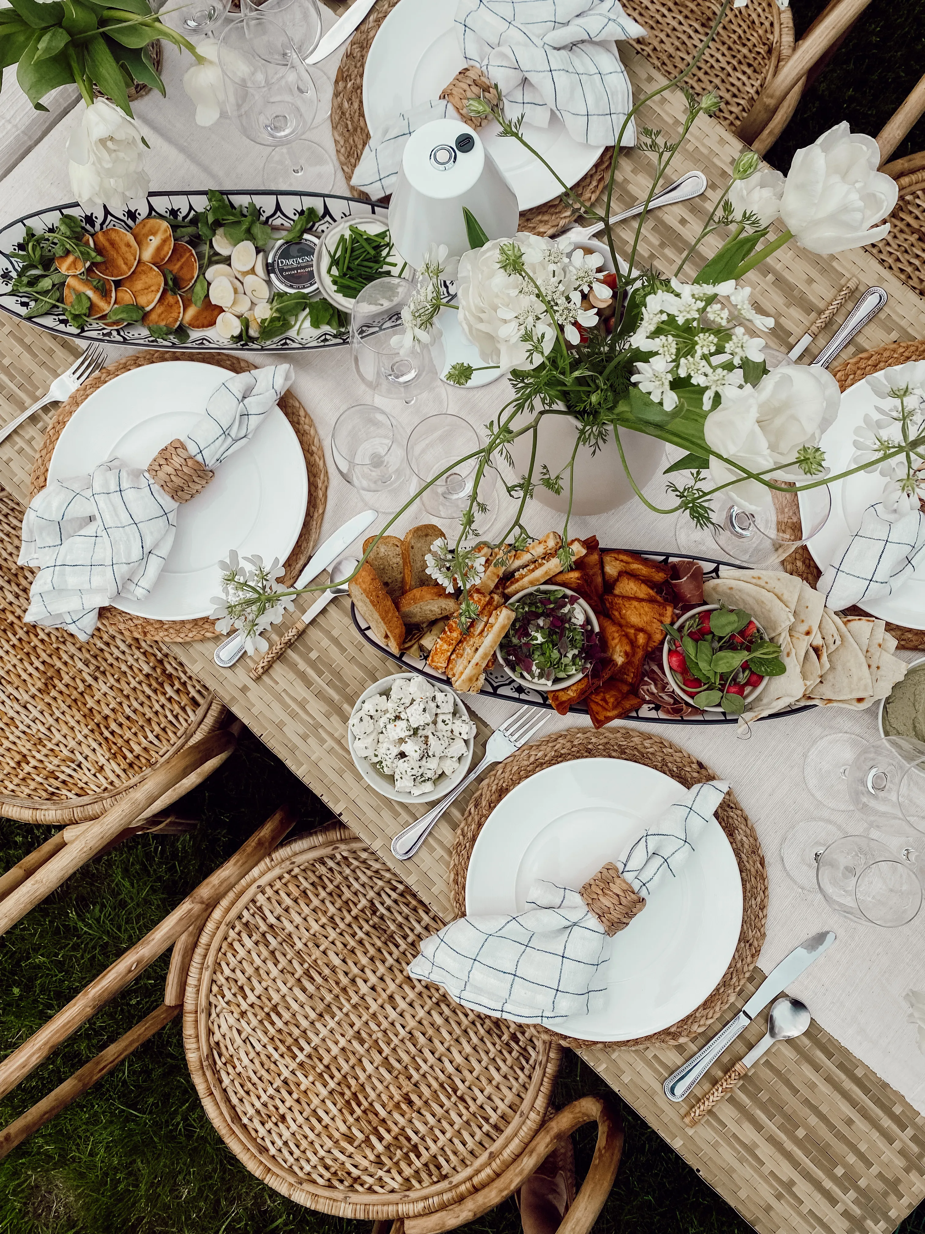 Boat bar with chilled rose bottles at a vineyard